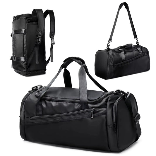 Sports Gym Bag Travel Duffel Bag with Shoes Compartment for Men Women 40L Lightweight Foldable Duffel Bag Workout Bag