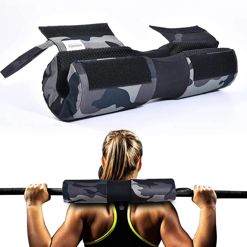 Barbell Squat Shoulder Pad Hip Thrust Barbell Foam Cover Weight Lifting Training Soft Bag Equipment Men Women Gym Fitness Gear